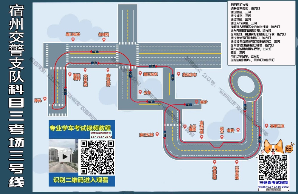 宿州交警支队科目三考场考试视频3路线图.jpg