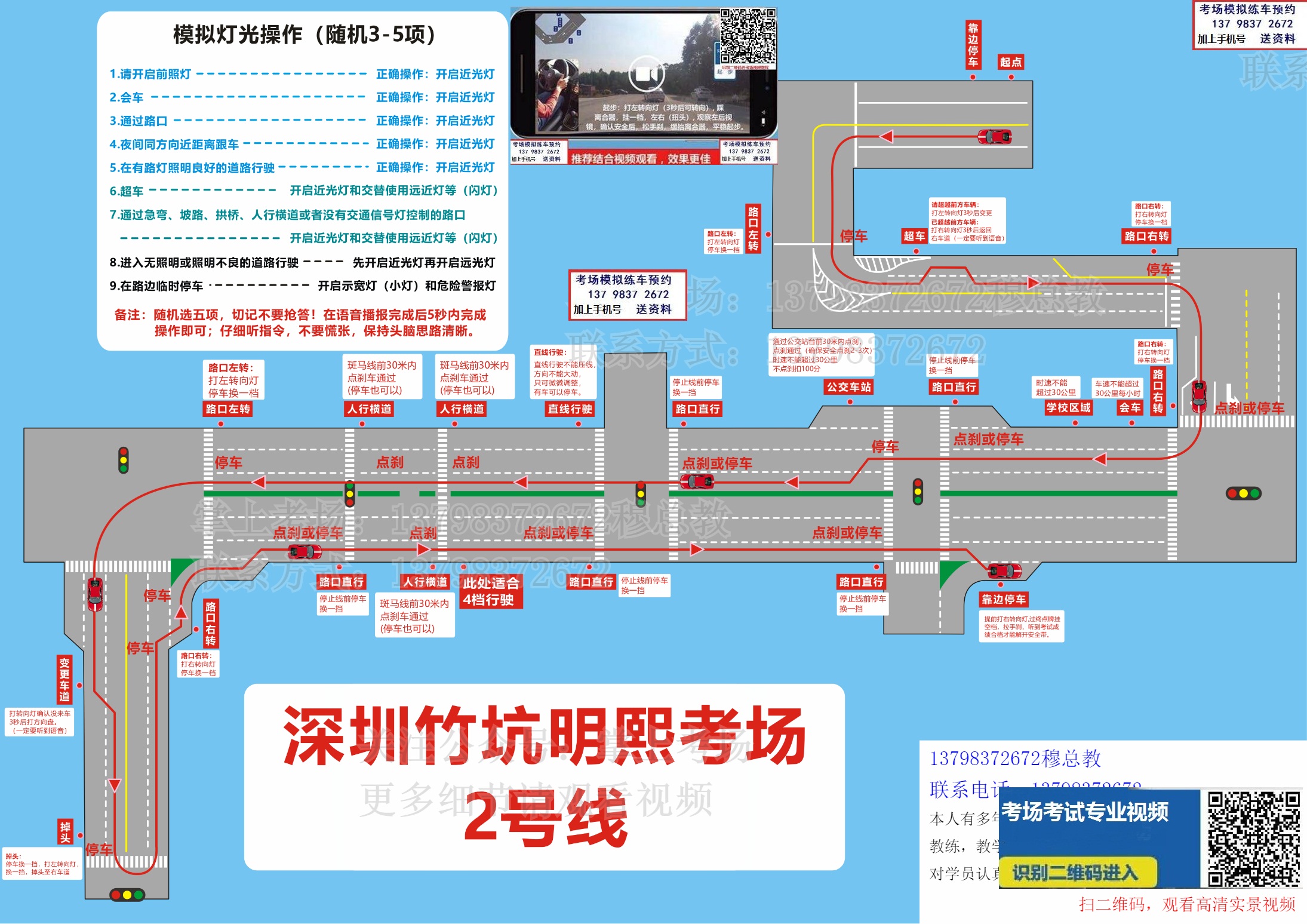 最新竹坑科目三考场视频路线图2.jpg