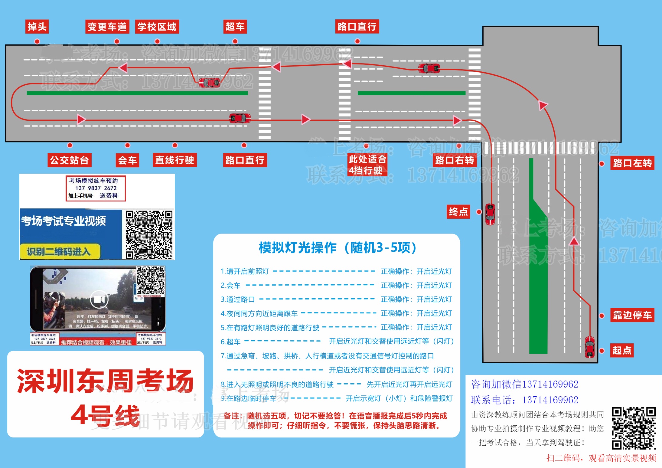 深圳科目三路线图图片